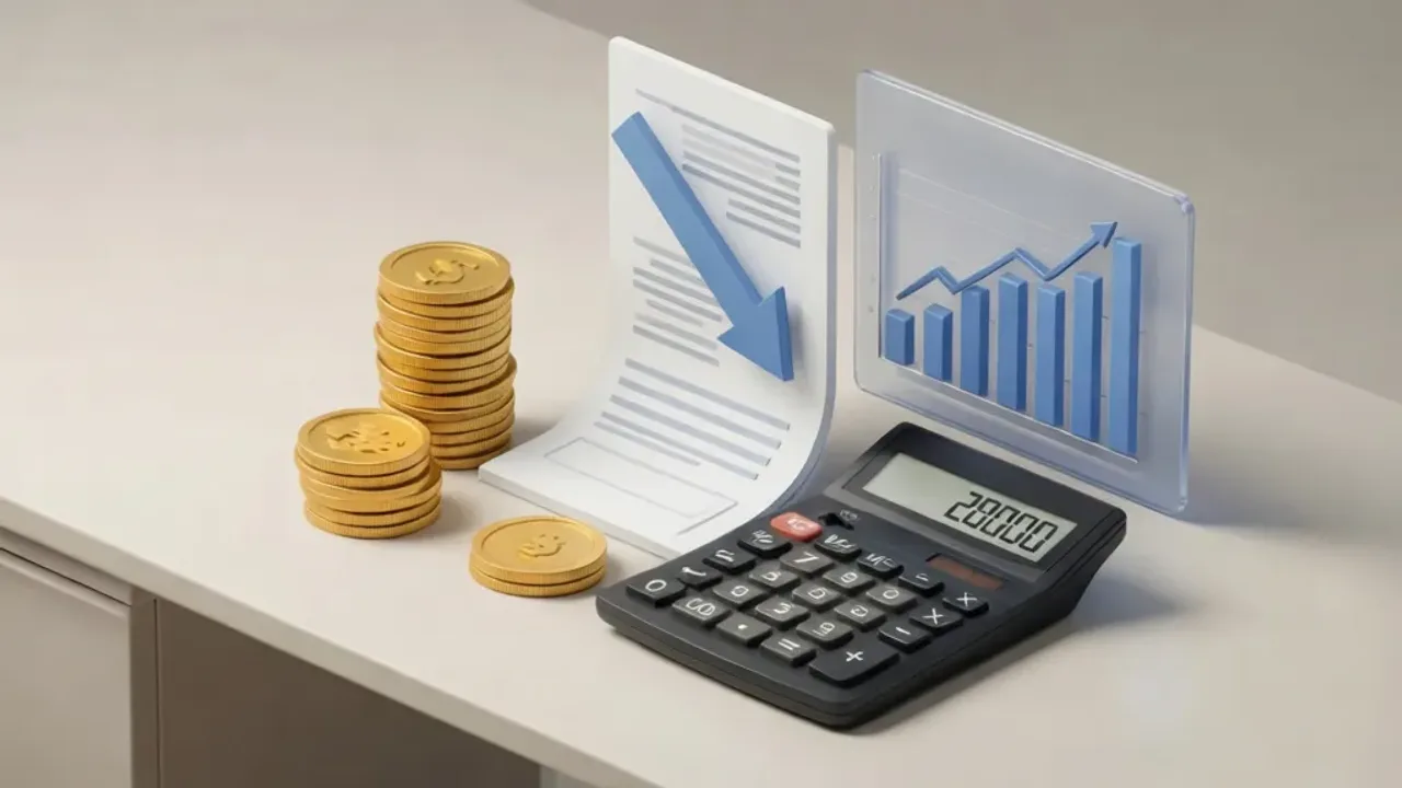 28000 brutto ile to netto? Kalkulator wynagrodzeń UoP i B2B 2026 Wizualizacja finansowa przedstawiająca kalkulację 28000 brutto ile to netto na nowoczesnym pulpicie nawigacyjnym.