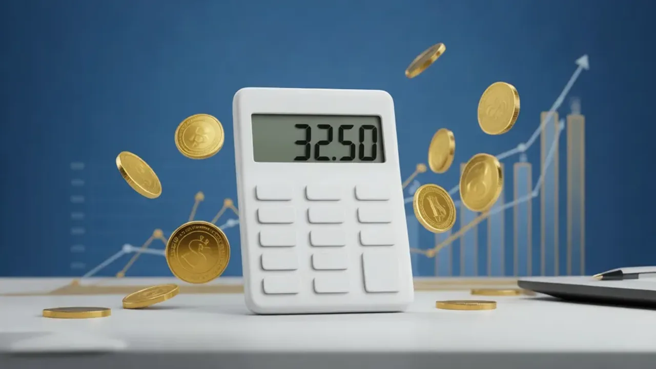 32 50 brutto ile to netto: Aktualny poradnik płacowy na 2026 rok Kalkulator wyświetlający wynik obliczeń 32 50 brutto ile to netto na tle finansowych wykresów.