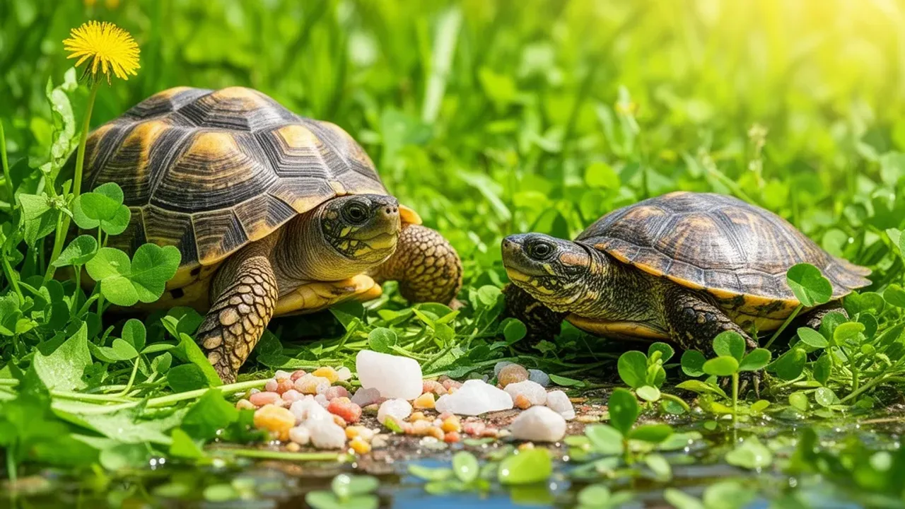 Co jedzą żółwie? Właściwe żywienie żółwia lądowego i wodno-lądowego