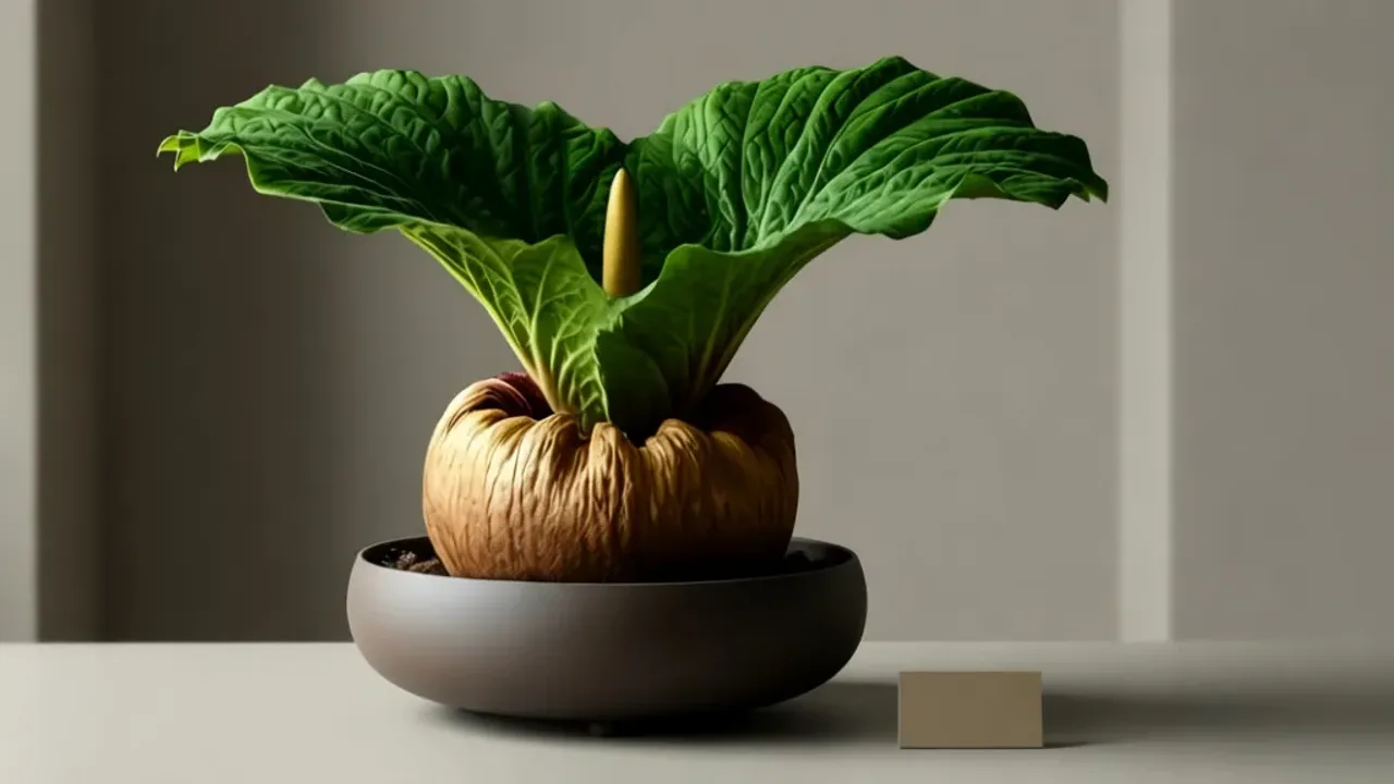 Dziwidło olbrzymie cena: Amorphophallus titanum, konjac i cebulka