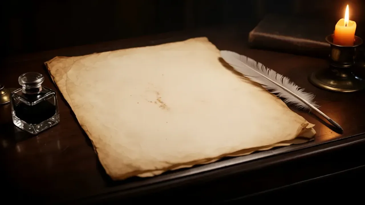 Ile zwrotek ma hymn polski? Mazurek Dąbrowskiego: 4 zwrotki hymnu Stary rękopis Mazurka Dąbrowskiego na drewnianym biurku, wyjaśniający ile zwrotek ma hymn polski.