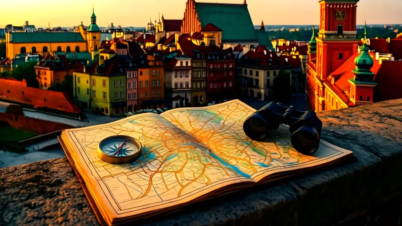 Old town warsaw map: Mapa starego miasta i new town w Poland (2026)