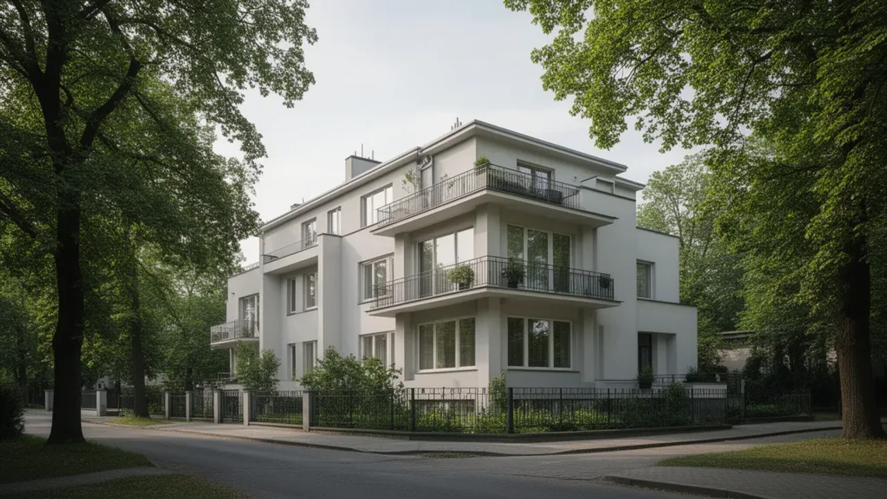 Praga-Południe: praktyczny przewodnik po dzielnicy Warszawy Modernistyczna architektura willowa na Saskiej Kępie w dzielnicy Praga-Południe w Warszawie.